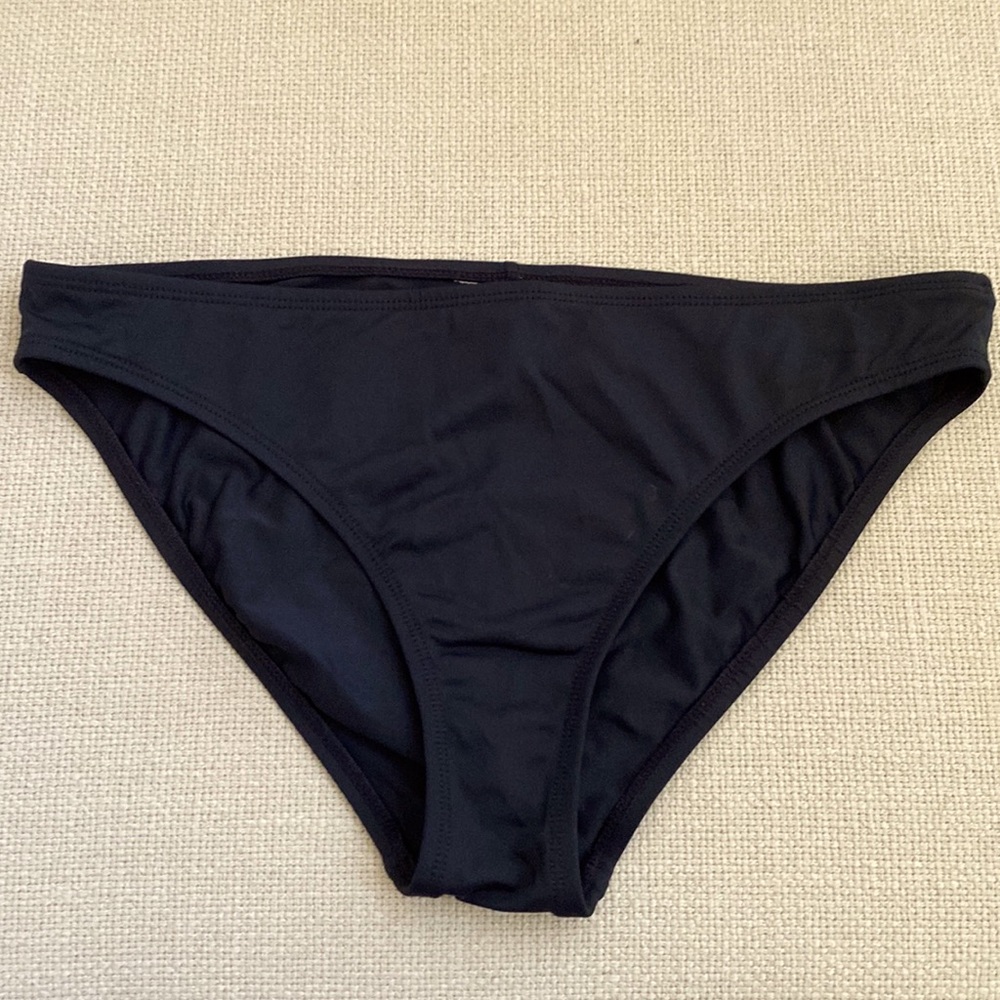 Basic black swim bottoms